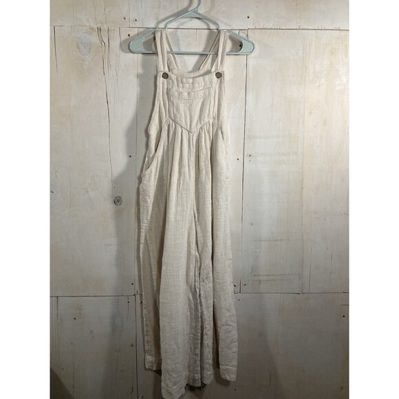 Free People Free-Est Sun-Drenched Overalls Jumpsuit Wide-Leg Slouchy XS 282016 - Picture 3 of 8